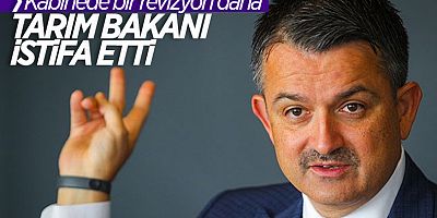 Tarım Bakanı Bekir Pakdemirli Affını İstedi!