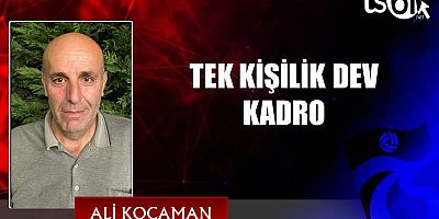 TEK KİŞİLİK DEV KADRO