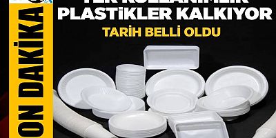 Tek kullanımlık plastik dönemi bitiyor