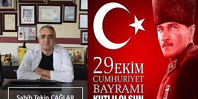Tekin Çağlar'dan Cumhuriyet Bayramı Mesajı