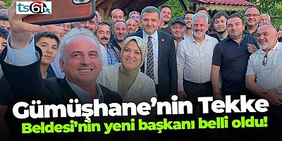 Tekke Belediye Başkanlığına Kemalettin Demirkıran seçildi
