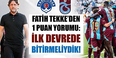 Tekke maç sonunda değerlendirmelerde bulundu!