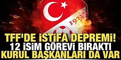 TFF'de bahis soruşturması sonrası peş peşe istifalar geldi