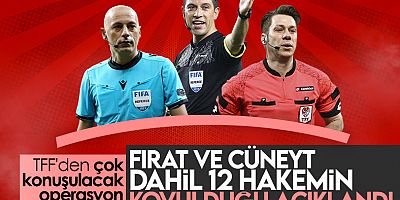 TFF Sezonun Geri Kalanında Maç Yönetecek Hakemleri Açıkladı