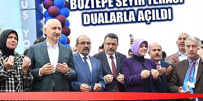 Trabzon Boztepe Seyir Terası açıldı