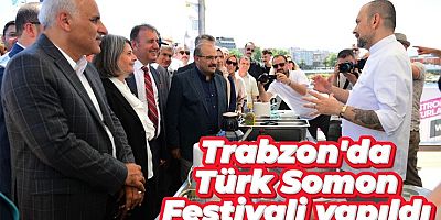 Trabzon'da Türk Somon Festivali yapıldı