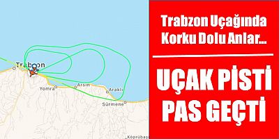 Trabzon'da Uçak Pas Geçti!