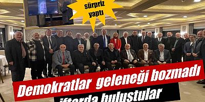 Trabzon’daki demokratlar iftarda buluştu