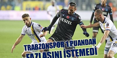 Trabzonspor 1 Puandan Fazlasını İstemedi