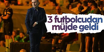Trabzonspor'a 3 Futbolcudan Müjde