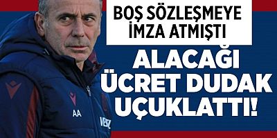 Trabzonspor, Abdullah Avcı’nın maaşını KAP'a bildirdi!