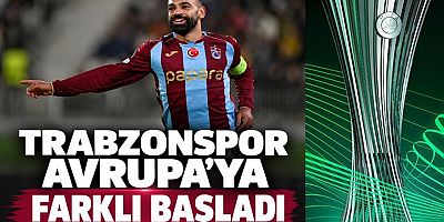 Trabzonspor Avrupa'ya 4 gollü galibiyetle başladı