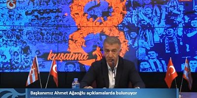 Trabzonspor Başkanı Ahmet Ağaoğlu Açıklama Yapıyor