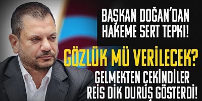 Trabzonspor Başkanı Ertuğrul Doğan'dan hakeme gözlük eleştirisi!