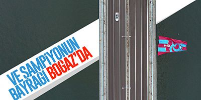 Trabzonspor Bayrağı, İstanbul Boğazı'nda
