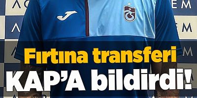 Trabzonspor Berat Özdemir'in Transferini KAP'a Bildirdi!