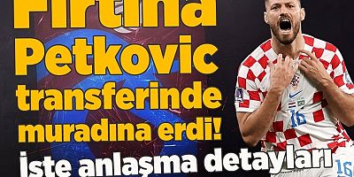 Trabzonspor Bruno Petkovic'te mutlu sona vardı!