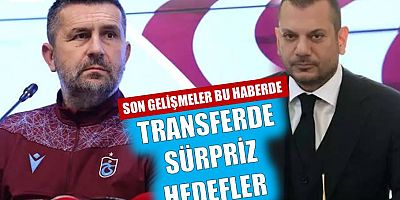 Trabzonspor'da çok önemli 2 hafta! Transferde sürpriz hedef