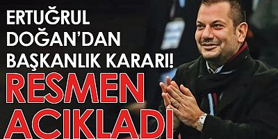 Trabzonspor'da Ertuğrul Doğan'dan başkanlık kararı! Resmen açıkladı