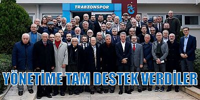 TRABZONSPOR'DA KRİTİK TOPLANTIDAN TAM DESTEK ÇIKTI! 