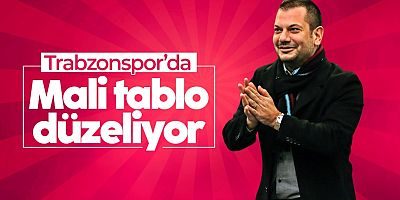Trabzonspor'da mali tablo düzeliyor