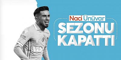 Trabzonspor'da Naci Ünüvar sezonu kapattı
