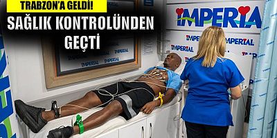 Trabzonspor'da Nwakaeme sağlık kontrolünden geçti!