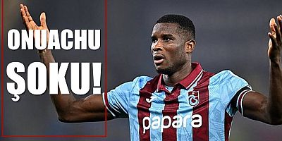 Trabzonspor'da Onuachu şoku! Son antrenmanda...