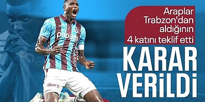 Trabzonspor'da Paul Onuachu kararı