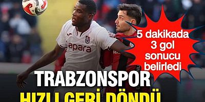 Trabzonspor'dan deplasmanda kritik galibiyet