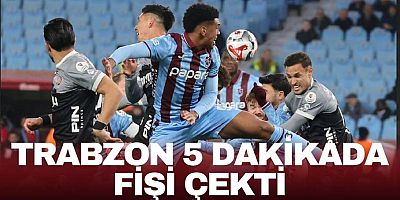 Trabzonspor’dan Fatih Karagümrük karşısında net galibiyet