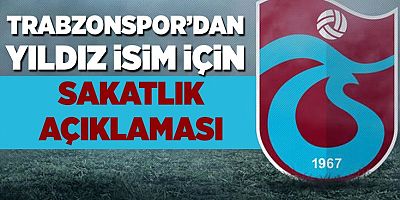 Trabzonspor'dan yıldız isim Savic için sakatlık açıklaması!