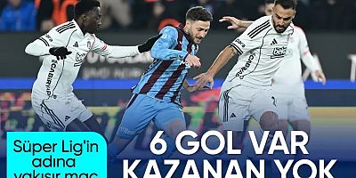 Trabzonspor ile Beşiktaş yenişemedi