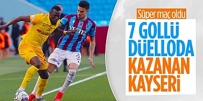 Trabzonspor, Kayserispor'a mağlup oldu