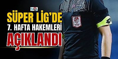 Trabzonspor maçının hakemi belli oldu!