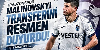 Trabzonspor, Malinovskyi transferini resmen duyurdu!