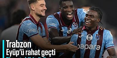 Trabzonspor, sahasında Eyüpspor'u 2-0 mağlup etti