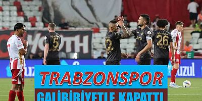 Trabzonspor sezonu galibiyetle kapattı