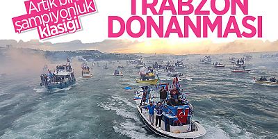 Trabzonspor Taraftarı Kutlamalara Denizden Başladı