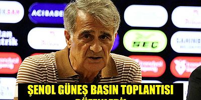 Trabzonspor Teknik Direktörü Şenol Güneş basın toplantısı düzenledi