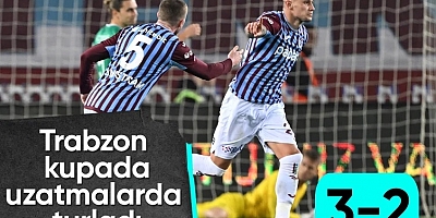 Trabzonspor, Türkiye Kupası'nda tur atlayan taraf oldu