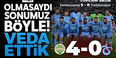 Trabzonspor UEFA Avrupa Ligi'ne veda etti