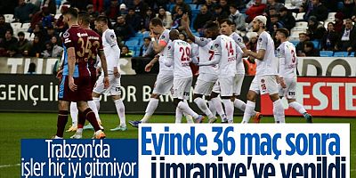 Trabzonspor, Ümraniyespor'a mağlup oldu