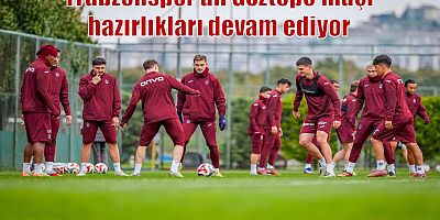Trabzonspor’un Göztepe maçı hazırlıkları devam ediyor