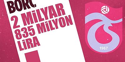 Trabzonspor'un net borcu açıkladı