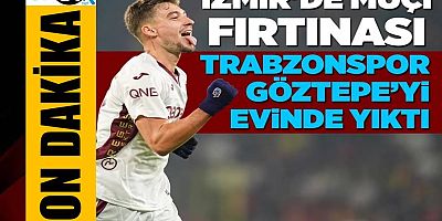 Trabzonspor zorlu Göztepe deplasmanından 3 puanla döndü