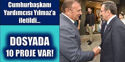 TTSO’nun projeleri Cumhurbaşkanı Yardımcısı Yılmaz’a iletildi