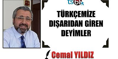 TÜRKÇEMİZE DIŞARIDAN GİREN DEYİMLER