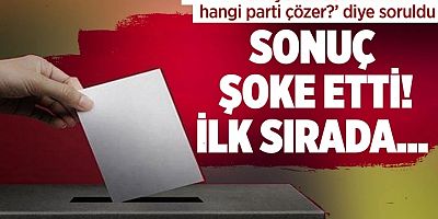 'Türkiye'nin sorunlarını hangi parti çözer? ASAL Araştırma anketinde dikkat çeken sonuç