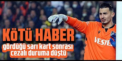 Uğurcan Çakır Rizespor Maçında Oynamayacak
